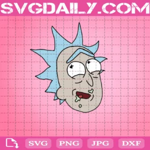 Face Rick Sanchez Svg