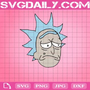 Face Rick Sanchez Svg