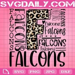 Falcons Svg, Typography Svg