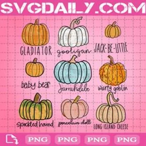 Fall Pumpkins Bundle Png