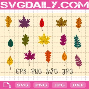 Fallen Leaves Bundle Svg Free