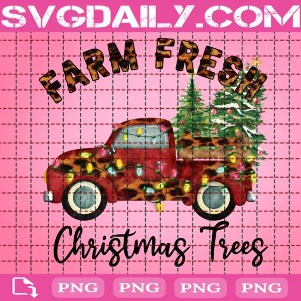 Farm Fresh Christmas Trees Png