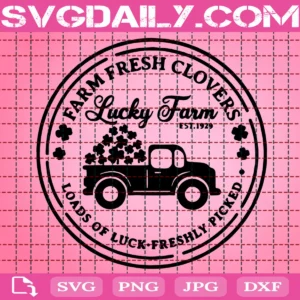 Farm Fresh Clovers Svg