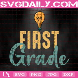 First Grade Svg, 1St Grade Svg