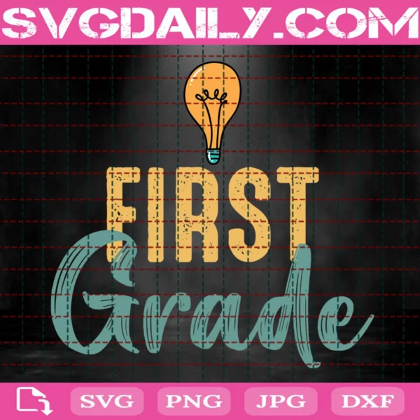 First Grade Svg, 1St Grade Svg
