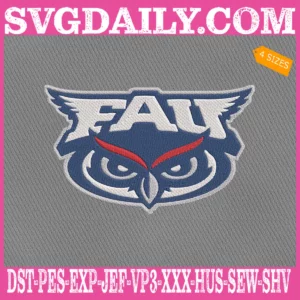 Florida Atlantic Owls Embroidery Machine