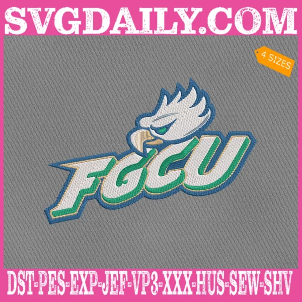 Florida Gulf Coast Eagles Embroidery Machine