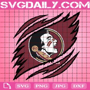 Florida State Seminoles Claws Svg