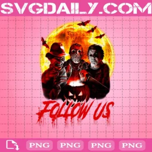 Follow Us Jason Freddy Michael Png