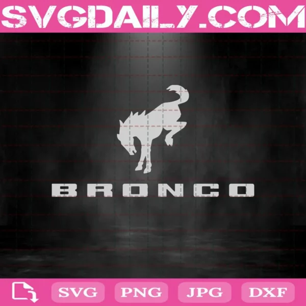 Ford Bronco New Logo Svg