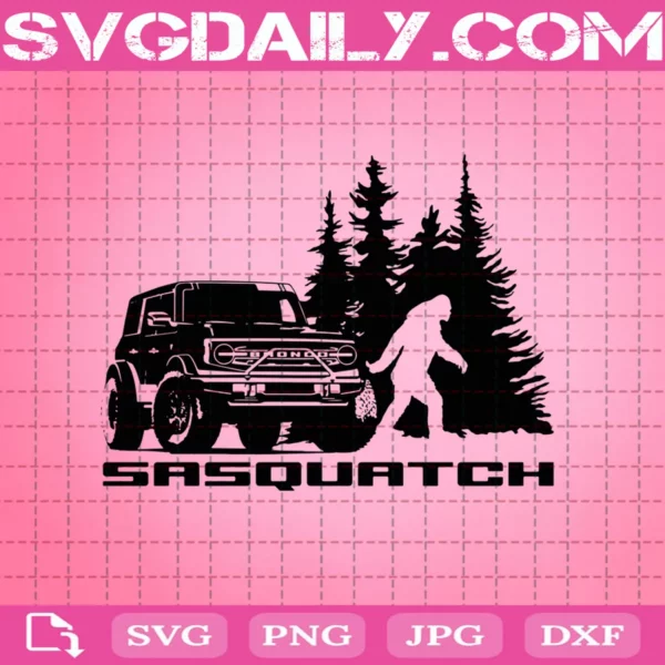 Ford Bronco Sasquatch Svg