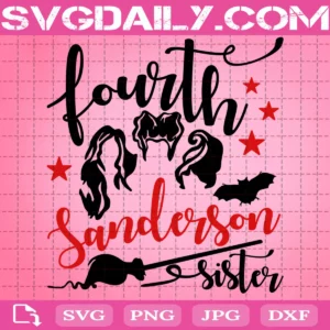 Fourth Hocus Pocus Sanderson Sisters Svg