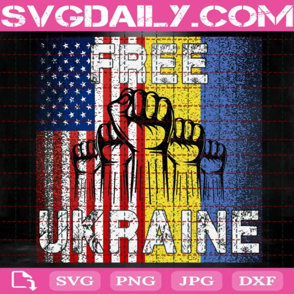 Free Ukraine Stop War Svg