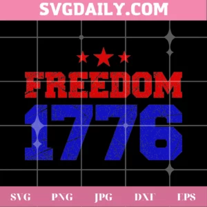 Freedom 1776 Svg Invert