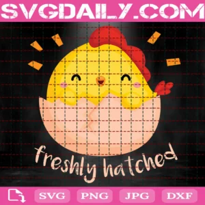 Freshly Hatched Easter Chick Svg