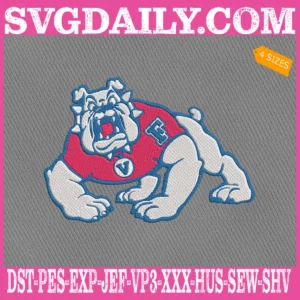 Fresno State Bulldogs Embroidery Machine
