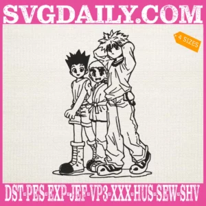 Friend Hunter x Hunter Embroidery Design