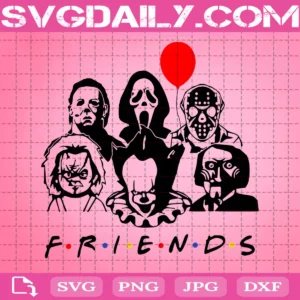 Friends Horror Movies Svg