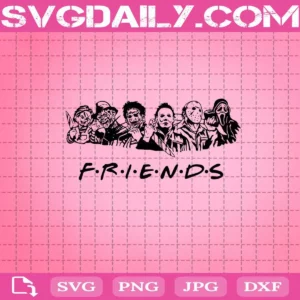 Friends Horror Movies Svg
