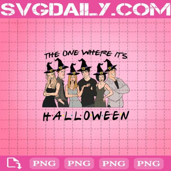 Friends Png, The One Where It's Halloween Png