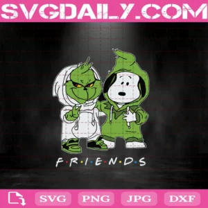 Friends Snoopy And Grinch Svg