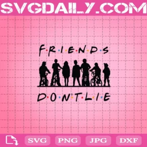Friends Stranger Things Halloween Svg