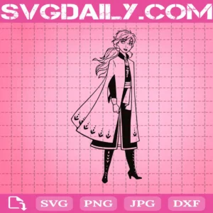Frozen Anna Svg, Princess Anna Frozen Svg