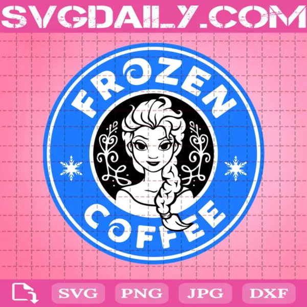 Frozen Coffee Svg