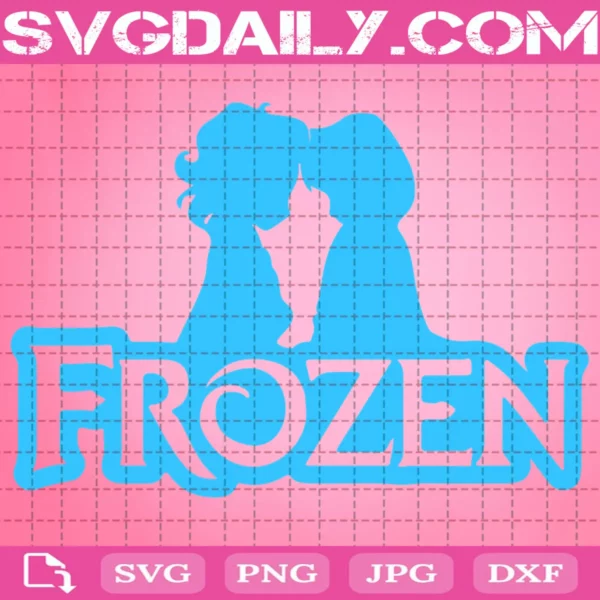 Frozen Princess Svg