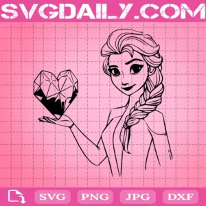 Frozen Queen Elsa Svg
