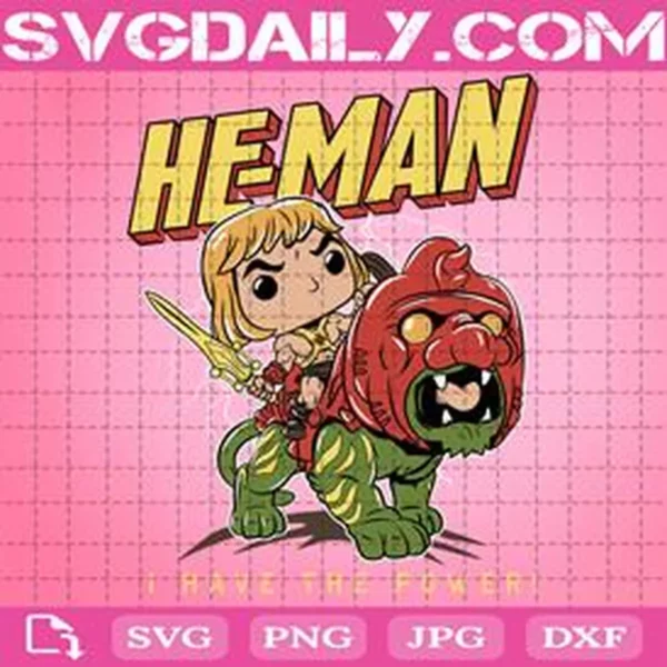 Funko He Man Svg