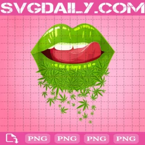 Funny Sexy Lips Cannabis Marijuana Weed Png
