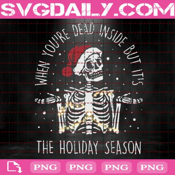 Funny Skeleton Christmas Png
