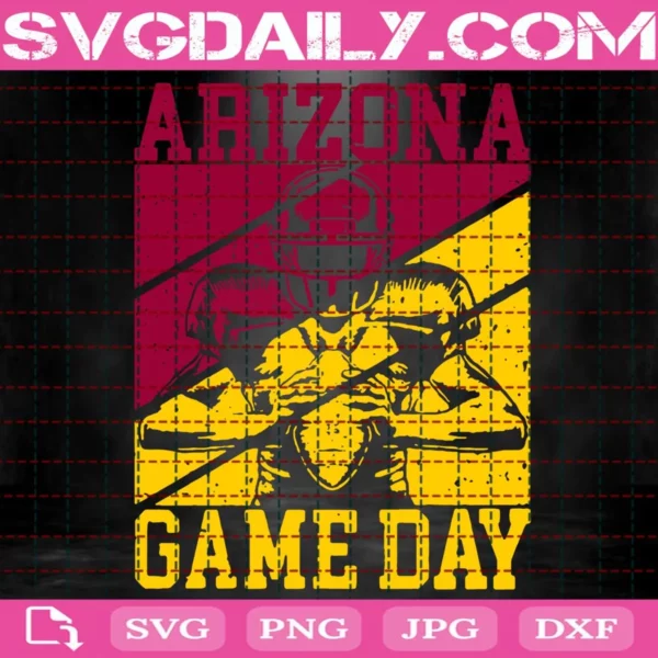 Game Day In Arizona Quarterback Svg