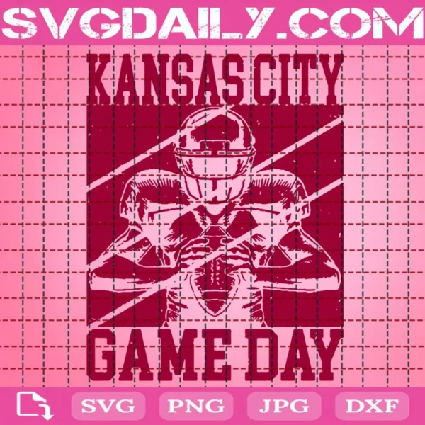 Game Day In Kansas City Quarterback Svg