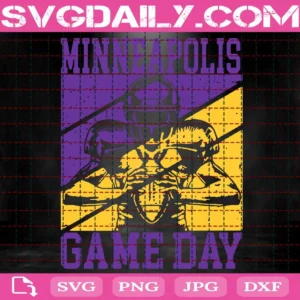 Game Day In Minneapolis Quarterback Svg