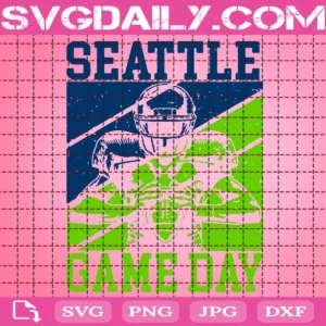 Game Day In Seattle Quarterback Svg