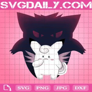 Gengar Svg, Pokémon Svg