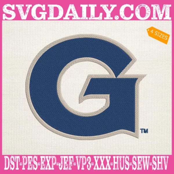 Georgetown Hoyas Embroidery Machine