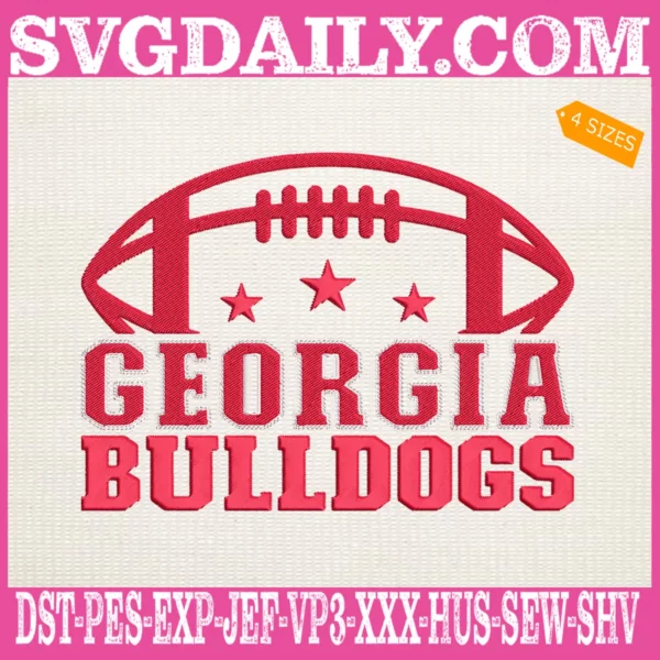Georgia Bulldogs Embroidery Files