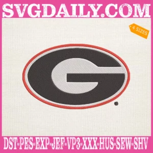 Georgia Bulldogs Embroidery Machine