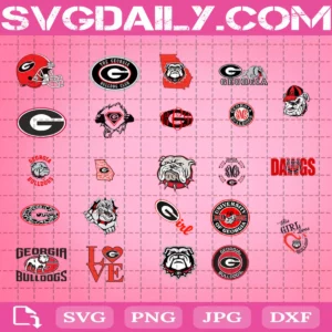 Georgia Bulldogs Ncaa Svg Bundle