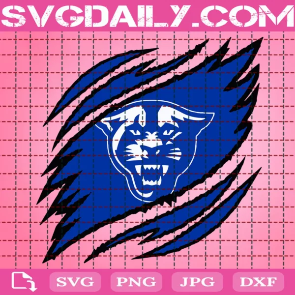 Georgia State Panthers Claws Svg