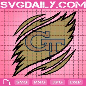 Georgia Tech Yellow Jackets Claws Svg