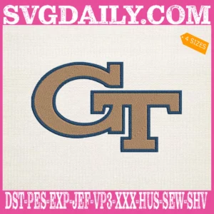 Georgia Tech Yellow Jackets Embroidery Machine