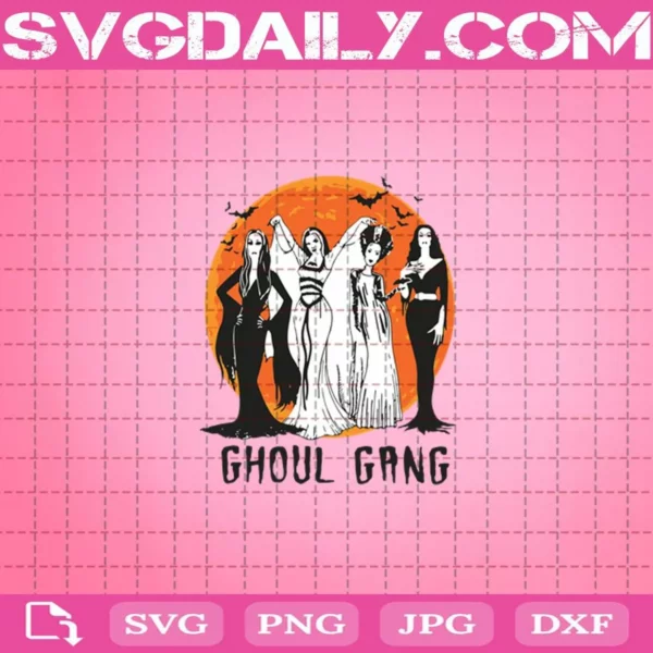 Ghoul Gang Svg, Halloween Svg