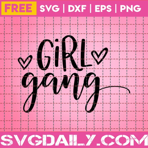 Girl Gang Svg Free