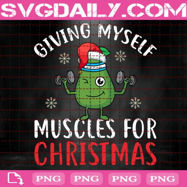 Giving Myself Muscles For Christmas Png