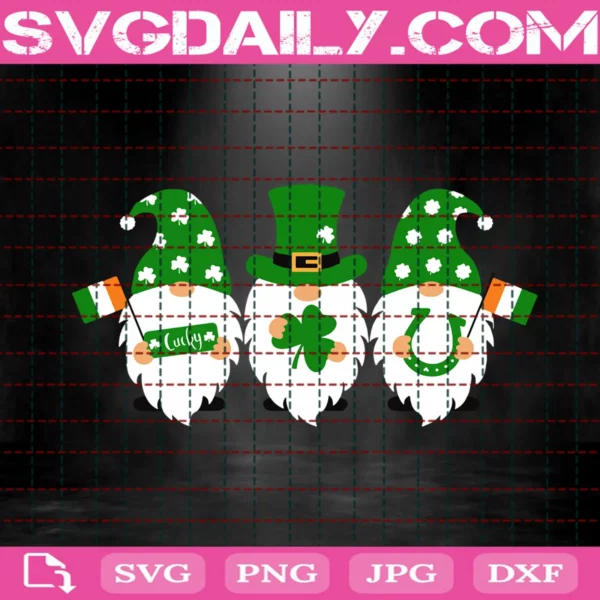 Gnomes Saint Patrick'S Day Svg