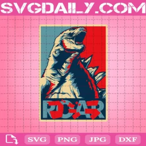Godzilla Poster Svg